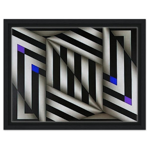 Omar Rayo  Saratoy III  1980 Framed Canvas