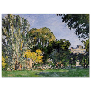 Paul Cezanne  The Trees of Jas de Bouffan Fine Art Poster / Art Print