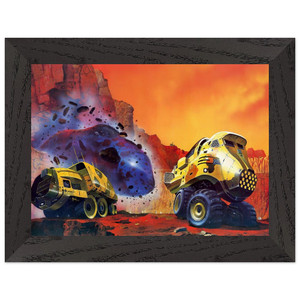 Chris Foss  Chris Foss N7 Premium Wooden Framed Art Print / Poster