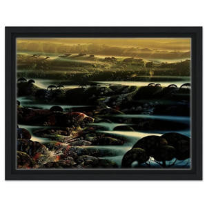 Eyvind Earle  The Valleys Wild Framed Canvas