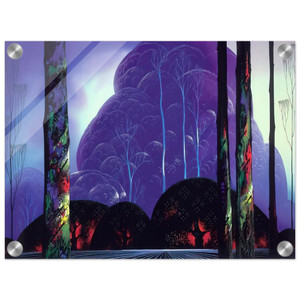 Eyvind Earle  Purple Sunset Acrylic Print