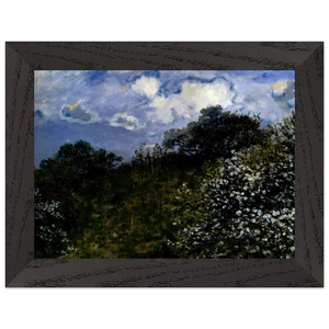 claude monet  Spring N2 Premium Wooden Framed Art Print / Poster