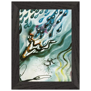 Salvador Dali  THE POOL OF TEARS Premium Wooden Framed Art Print / Poster