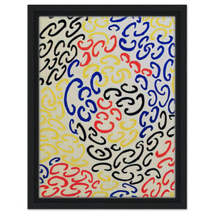 Sonia Delaunay  COMPOSITION 10 Framed Canvas