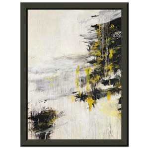 Cy Twombly  Quattro Stagioni II Inverno Premium Metal Framed Art Print / Poster