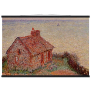Monet Customs House Rose Effect Museum-Quality Matte Poster with Hanger