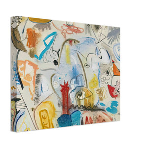 Helen Frankenthaler  Circus Landscape 1951 Canvas