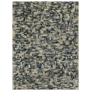 Ad Reinhardt  Number 22  1949 Wood Print