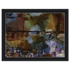 Paul Klee  WINDOWS AND PALM TREES 1914 Framed Canvas