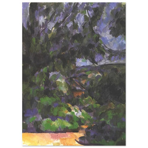 Paul Cezanne  Blue Landscape Fine Art Poster / Art Print