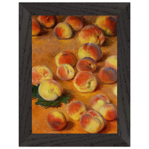 claude monet  Peaches N1 Premium Wooden Framed Art Print / Poster
