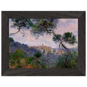 claude monet  Bordighera Italy Premium Wooden Framed Art Print / Poster