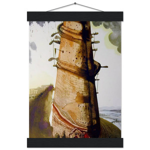 Salvador Dali  TURRIS BABEL 1967 Museum-Quality Matte Paper Poster with Hanger