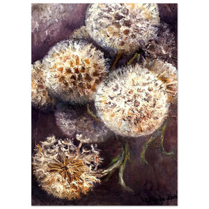 claude monet  Dandelions Fine Art Poster / Art Print