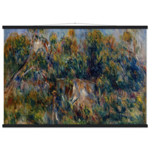 Renoir: Stroll at Cagnes Museum-Quality Matte Paper Poster with Hanger