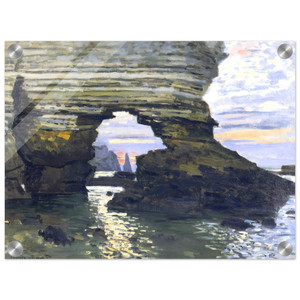 claude monet  Port d Amount Etretat Acrylic Print