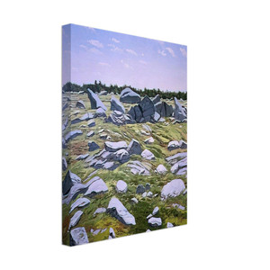 Neil Welliver  Midday Barren  1983 Canvas