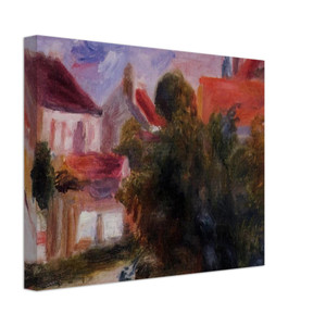 PierreAuguste Renoir  Street in Essoyes Canvas