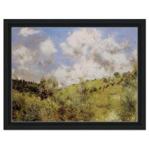 PierreAuguste Renoir  Strong Wind Gust of Wind Framed Canvas