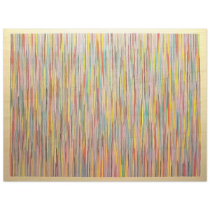 Gene Davis  Fox Gate  1982 Wood Print