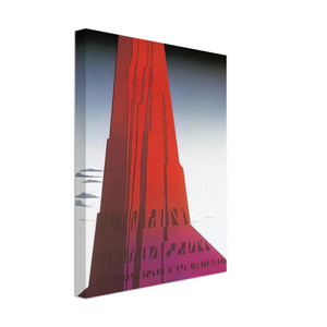 Eyvind Earle  Desert Skyscraper Canvas