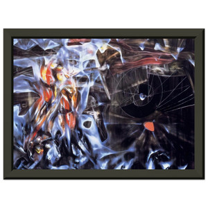 Roberto Matta  DISASTERS OF MYSTICISM Premium Metal Framed Art Print / Poster