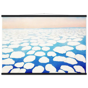 Georgia OKeeffe Sky Above the Clouds II Matte Poster with Hanger