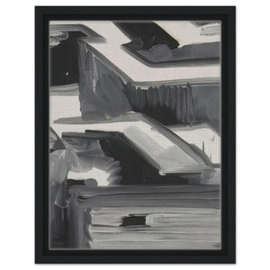 Gerhard Richter  TOWNSCAPE 1968 0 Framed Canvas