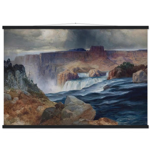 Thomas Moran Shoshone Falls Snake River Museum-Quality Matte Poster with Hanger