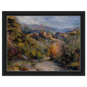 PierreAuguste Renoir  The Hills of Cagnes Framed Canvas