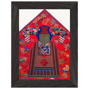 Miriam Schapiro Feminist Art PD Pattern Decoration Framed Art Print Poster