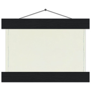 Robert Ryman  Bent Line Drawing Museum-Quality Matte Paper Poster with Hanger