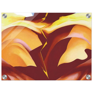 Georgia OKeeffe  Black Place IV Acrylic Print