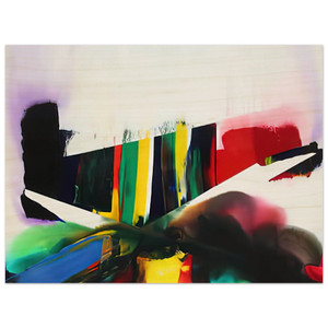 Paul Jenkins  Phenomena Cave of the Prism Winds Year  1986 Wood Print