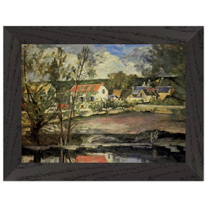 Paul Cezanne  In the Oise Valley Premium Wooden Framed Art Print / Poster