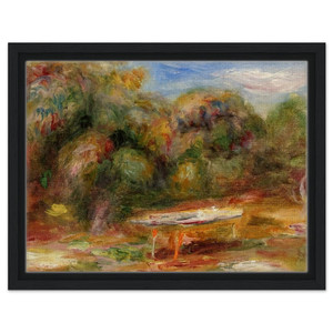 PierreAuguste Renoir  In the Garden at Collettes in Cagnes Framed Canvas