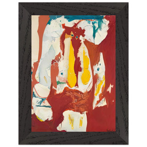 Helen Frankenthaler  The Red Sea 1959 Premium Wooden Framed Art Print / Poster