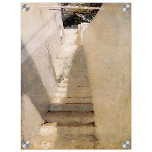 John Singer Sargent  Staircase in Capri Acrylic Print