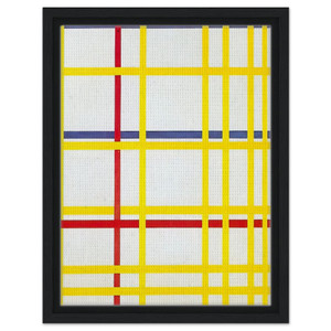 Piet Mondrian  New York City I Framed Canvas