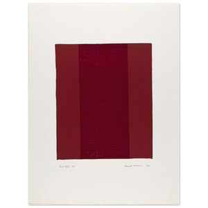 Barnett Newman  Canto XVIII Aluminum Print