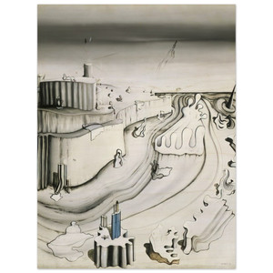 Yves Tanguy  Promontory Palace Wood Print