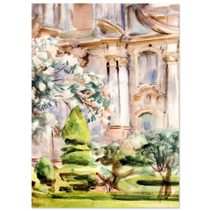 John Singer Sargent  Palace and Gardens Spain Fine Art Poster / Art Print