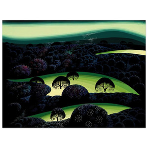 Eyvind Earle  Nocturne N1 Aluminum Print