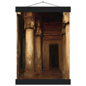 John Singer Sargent Temple of Denderah Matte Paper Poster with Hanger