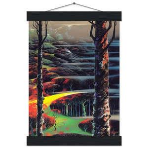 Eyvind Earle  A Touch of Autumn Museum-Quality Matte Paper Poster with Hanger