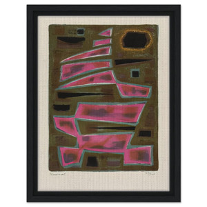 Alfred Manessier  Twilight  1950 Framed Canvas