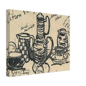 Vincent van Gogh  STILL LIFE WITH COFFEE POT N2 Canvas