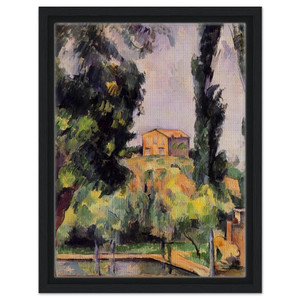 Paul Cezanne  Jas de Bouffan Framed Canvas