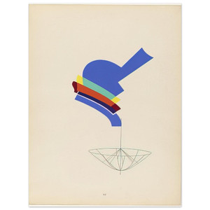 Man Ray  DECANTER FROM THE PORTFOLIO REVOLVING DOORS 1926 Aluminum Print