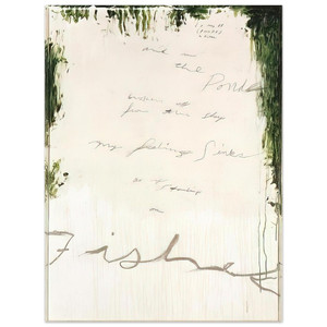 Cy Twombly  Untitled Part I Aluminum Print